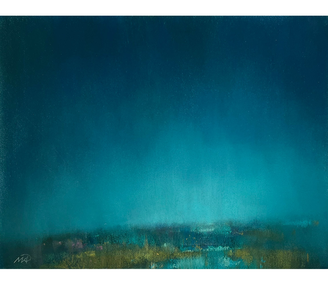 "Nocturne in Turquoise and Indigo" - Mitchell Albala